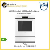 V-ZUG Combair V600 2104100012 Backofen Weiss Breitenorm 60cm