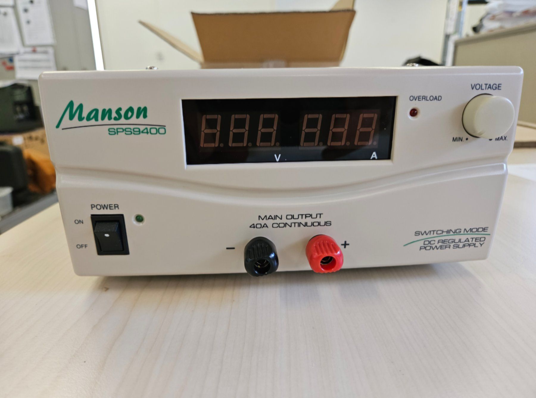 Componenti elettronici: DC Power Controller Manson SPS 9400 Switching Mode – Nuovo e nell'imballaggio originale da Kloten venduto da Auswandern 1