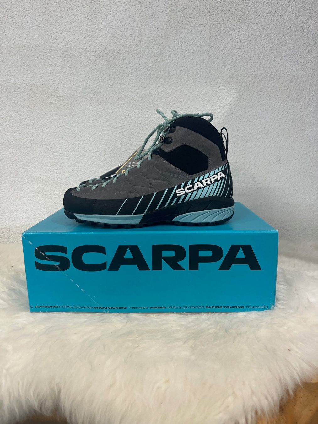 Scarpa Scarpe da donna: Scarpa Mescalito Mid GTX Wmn, Grösse 36, Nr 467 – Nuovo e nell'imballaggio originale da Andermatt venduto da Alpin-Outlet