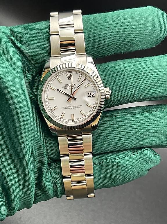 Rolex Orologi: Rolex Datejust 31 Ref. 178274 Oyster White Dial Full Set – Usato da Lugano venduto da luganotopwatches 6