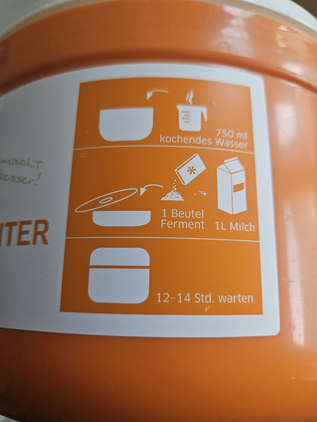 Elettrodomestici da cucina: My.Yo Joghurtbereiter stromlos orange – Usato da Kloten venduto da Tacha_gb 2