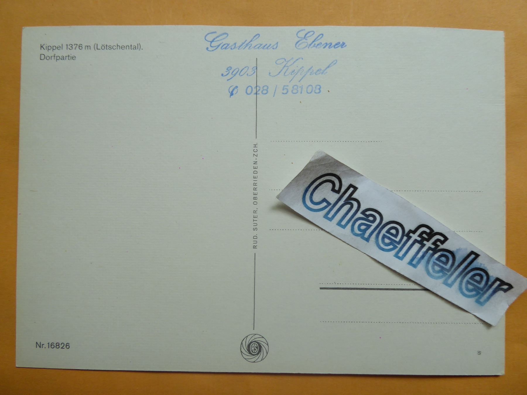 Cartoline postali: Kippel im Lötschental, Dorfpartie – Nuovo (secondo la descrizione) da Zürich venduto da Chaeffeler 1