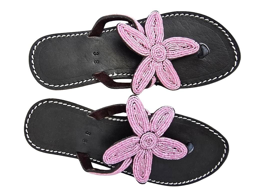 Scarpe da donna: Handgemachte Leder-Sandalen - Rosa 38 – Nuovo e nell'imballaggio originale da Brione s. Minusio venduto da Littleninja