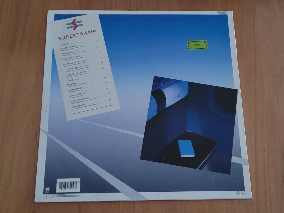 Schallplatten: LP  Supertramp – Gebraucht aus Martigny von MZ-67 1