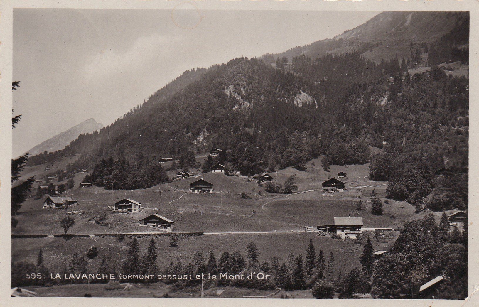 Cartoline postali: AK - La Lavanche - gel. 4.1.1935 – Usato da Fribourg venduto da schnalla92