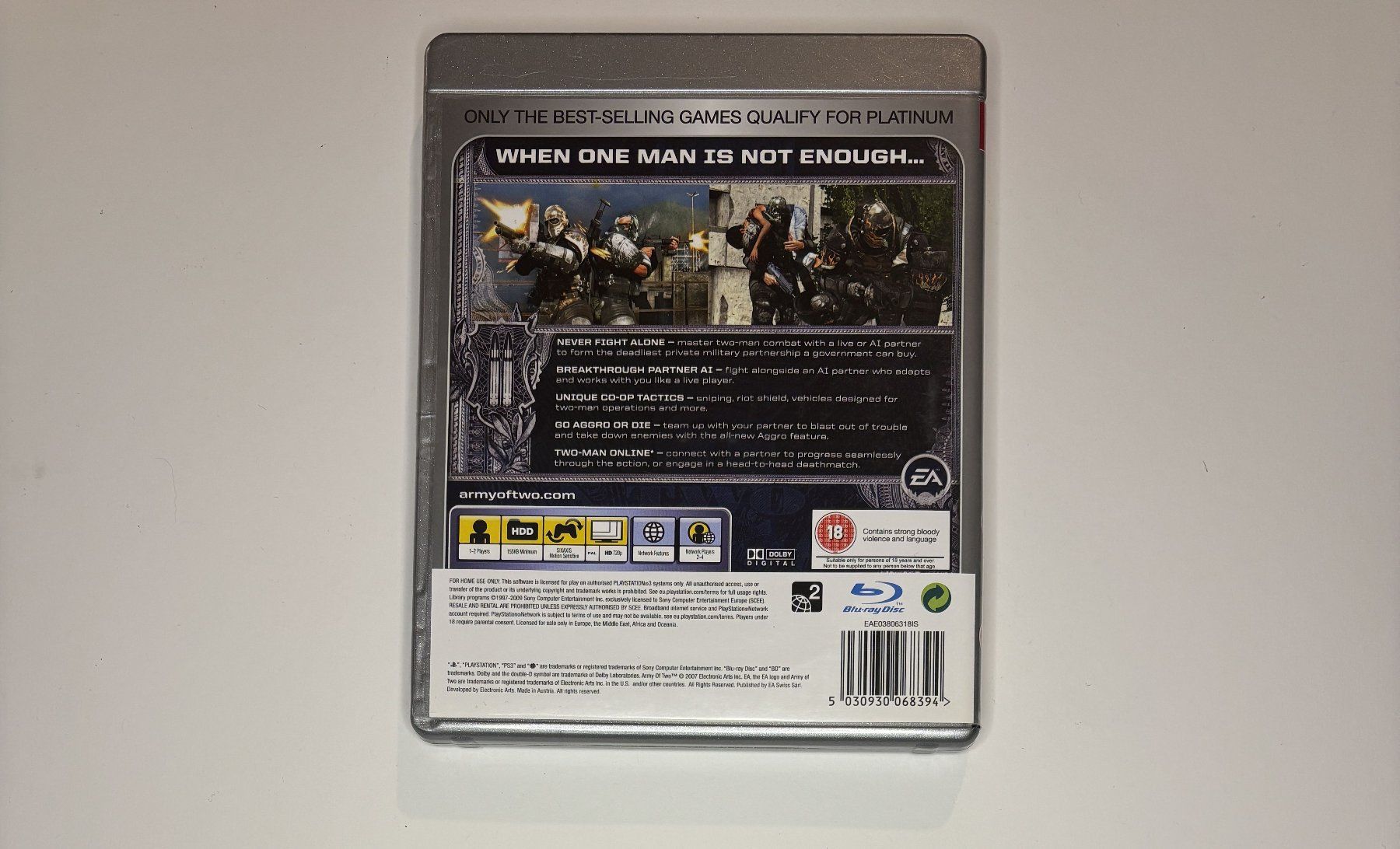 Giochi: PS3 - Army of Two – Usato da Allschwil venduto da Bullach 2