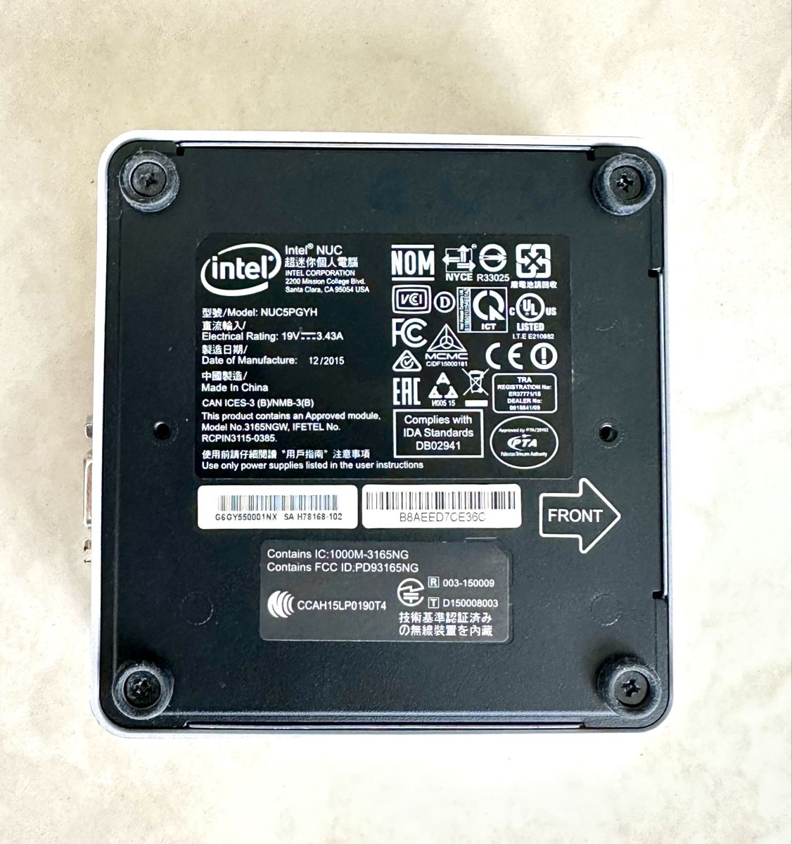Intel PC: Intel NUC NUC5PGYH Mini PC mit Windows 10 – Nuovo (secondo la descrizione) da Emmenbrücke venduto da Appophis 3