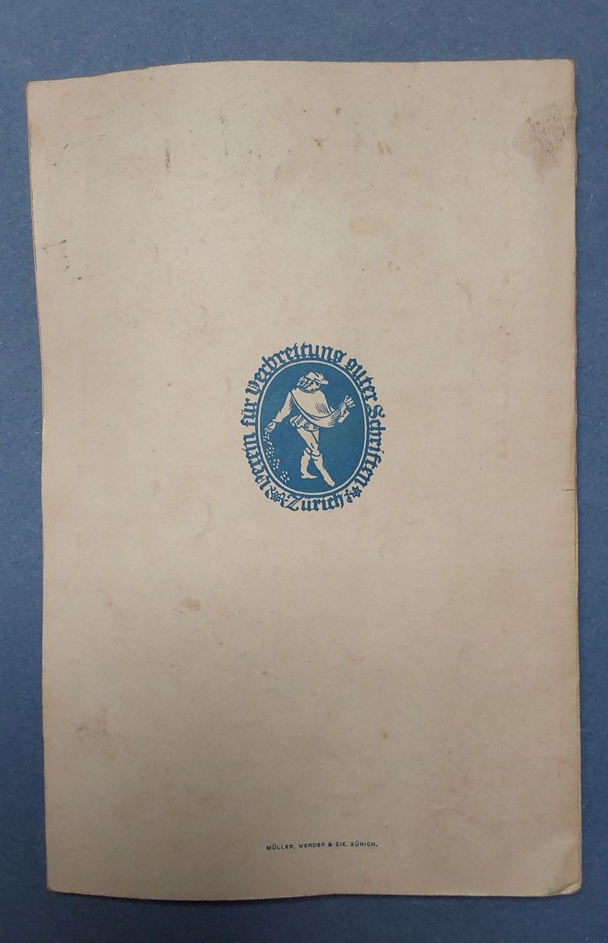 Bücher: Altes Heftli, C.F. Meyer: Der Schuss von der Kanzel, 1935 – Gebraucht aus Windisch von Benji026 1