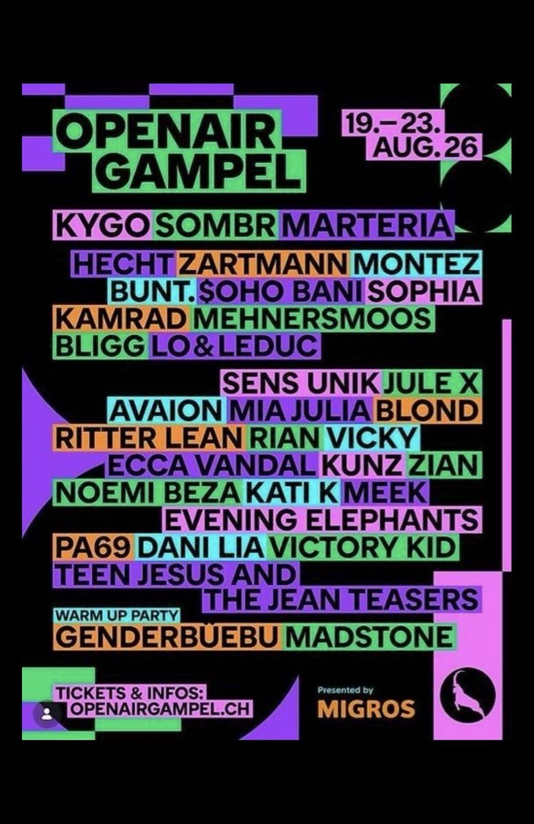 Billets: 2x Gampel Tickets, All-Day-Premium – Neuf (Voir description) à Liebefeld par Maschinemischa