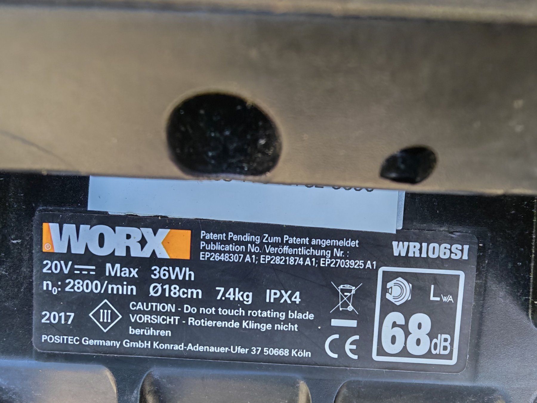 Worx Tagliaerba: Mähroboter Landroid Worx WR106Si – Usato da Langenthal venduto da Valpur 3