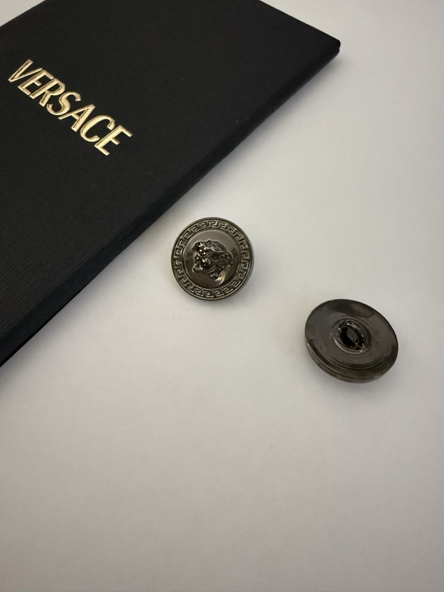 Bottoni: 2x VERSACE GUNMETAL BUTTONS KNÖPFE – Nuovo (secondo la descrizione) da Baden venduto da agora_newgeneration 2