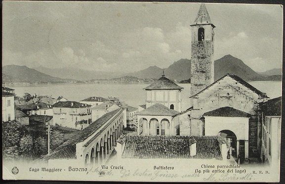 Cartoline postali: BAVENO Lago Maggiore – Usato da Jona venduto da philajona