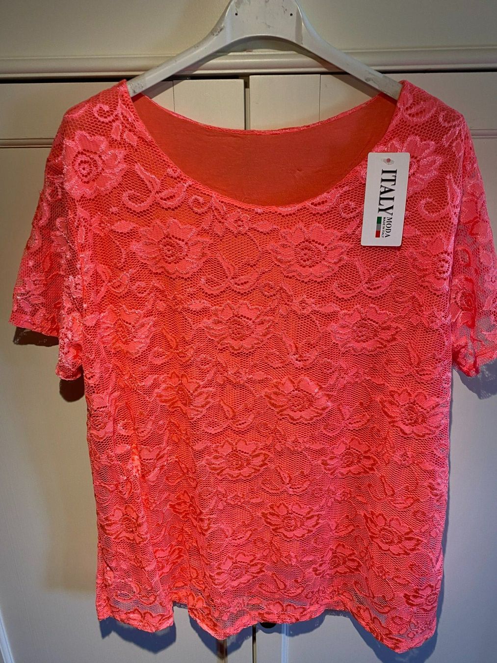 Camicette: SPITZEN BLUSE,NEON – Nuovo e nell'imballaggio originale da Meienried venduto da ManuelaBoutique 2