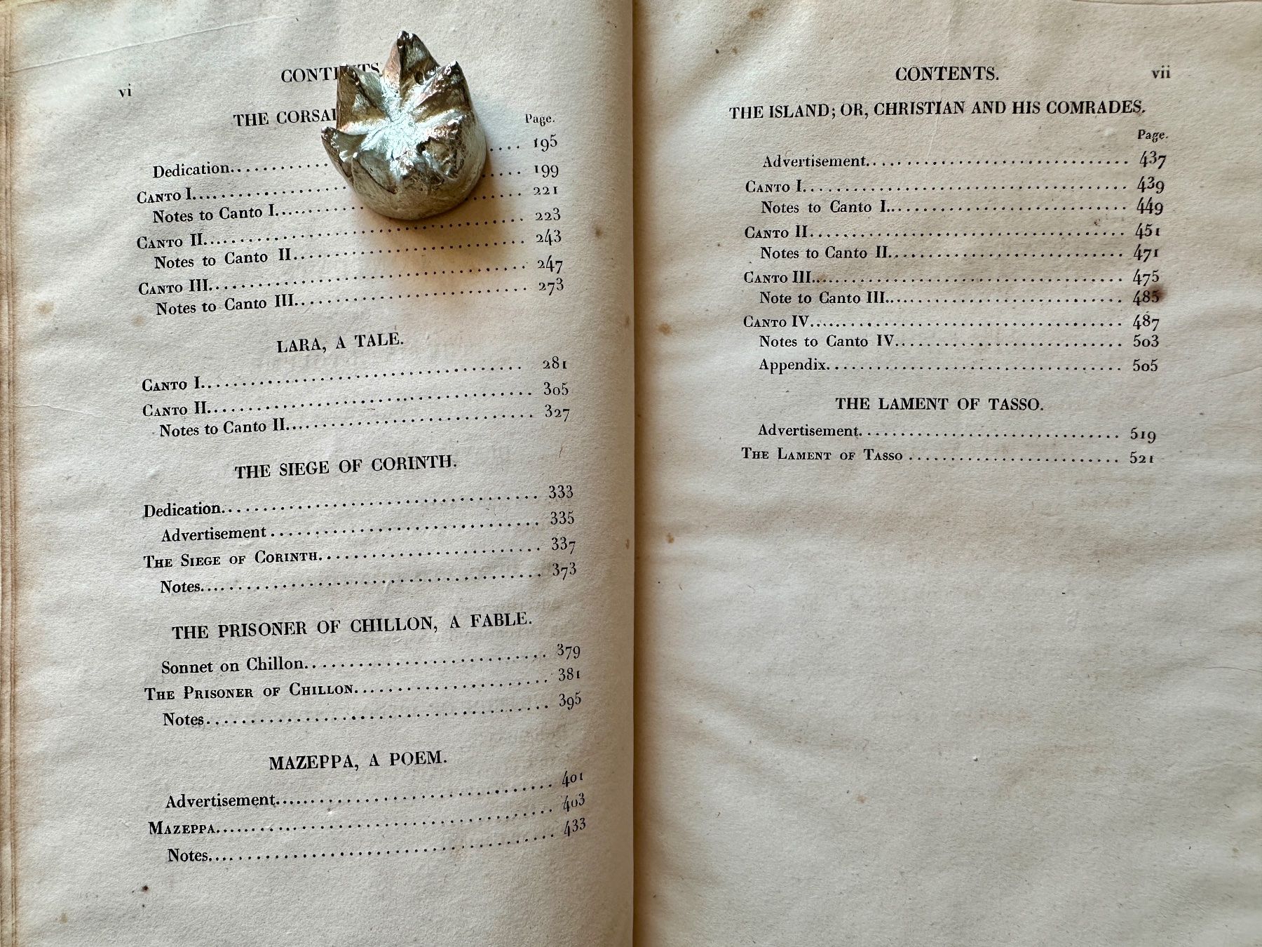 Libri: Lord Byron: Dramatic Pieces and Poems. VI. 1825 – Usato da Zürich venduto da allp 3