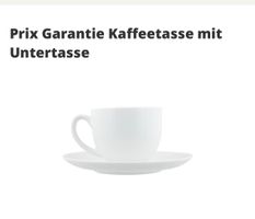 Prix Garantie Kaffeetasse mit Unterteller von Coop