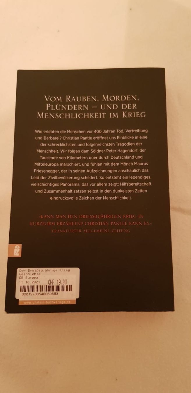 Bücher: Der Dreissigjährige Krieg - Chr. Pantle – Gebraucht aus Zug von Qayqay0 5