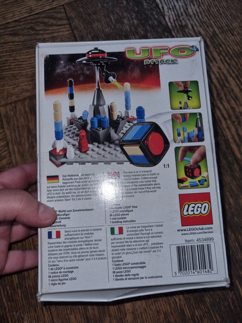 Lego Kit di costruzioni: Lego 3846, jeu Ufo attaque – Usato da Fribourg venduto da jarmilka 2
