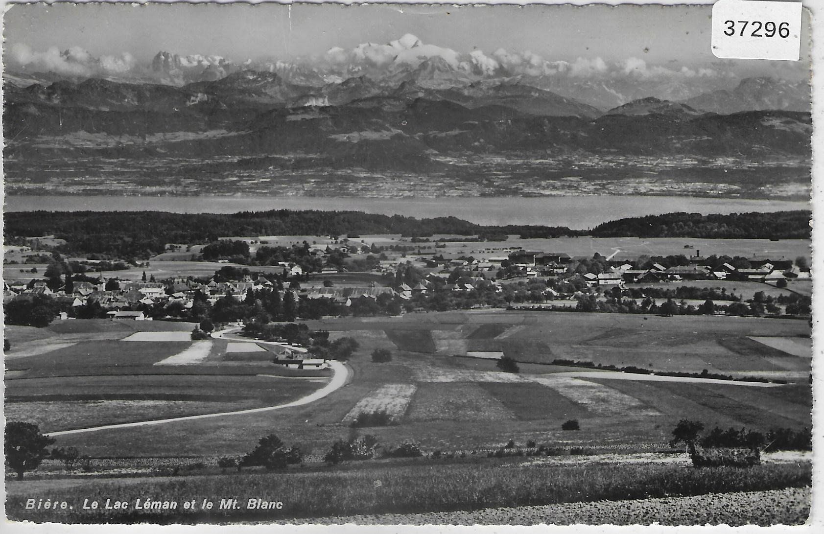 Cartoline postali: Biere - Le Lac Leman et le Mt. Blanc – Usato da Ettingen venduto da Kartenplanet