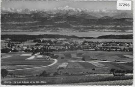 Biere - Le Lac Leman et le Mt. Blanc