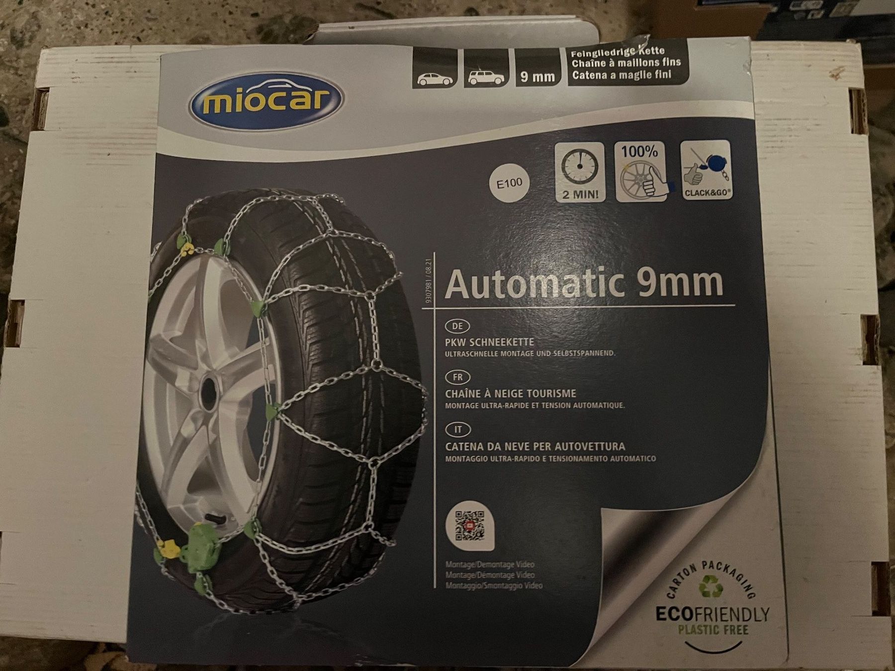 Schneeketten: Neue MIOcar Schneeketten Automatic 9mm – Neu und originalverpackt aus Bern von Vineb