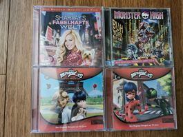 Kinder Hörspiel CD's:Miraculous,Monster High, Sharpay's Welt