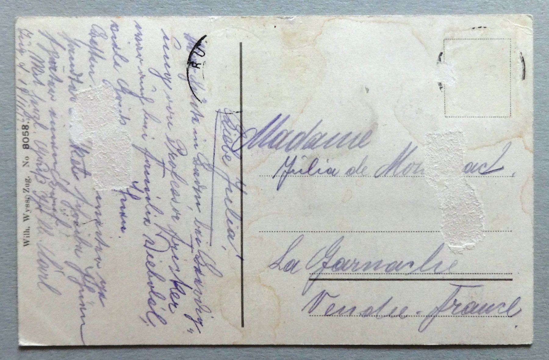 Cartoline postali: Am Zugersee – Difettoso da Fétigny venduto da Billy2miny 1