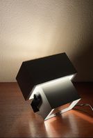 Eckige vintage Wandlampe made in Sweden 60s 70s Wandleuchte