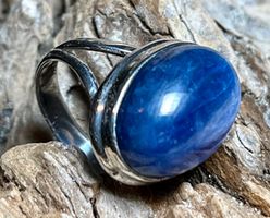 Silber Ring mit XXL Kyanit