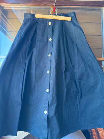 Rock Navy Falten Knopfleiste SPAO