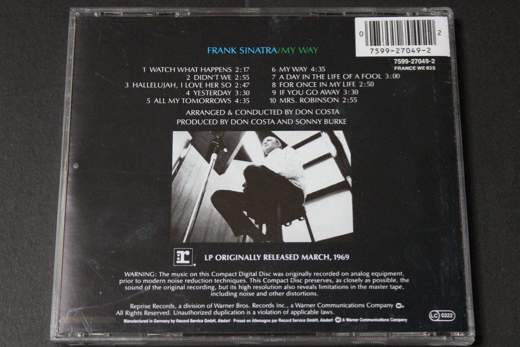 CD: FRANK SINATRA - MY WAY CD!!!!!!!!!!!!!!! – Usato da Tübach venduto da JamesStone 2