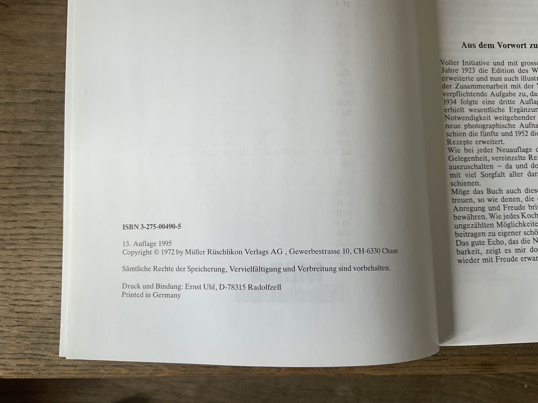 Libri: Das Fülscher Kochbuch VERSAND 10.- – Usato da Aarau venduto da Schnabeltier01 1