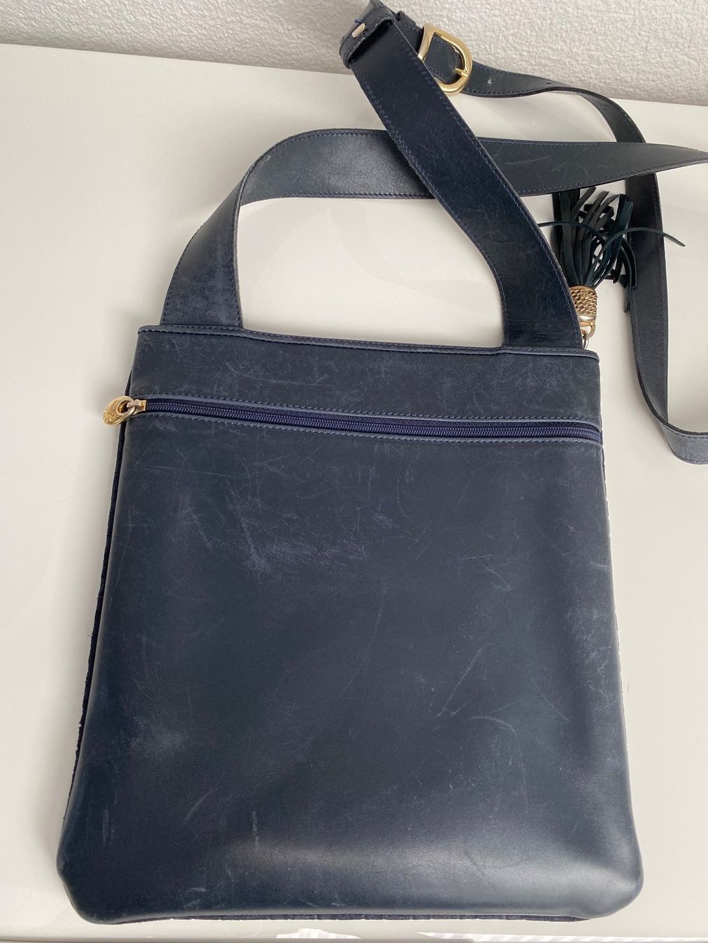 Taschen für Damen: Umhängetasche blau von Asper Zürich – Gebraucht aus Zürich von DidierTG 3