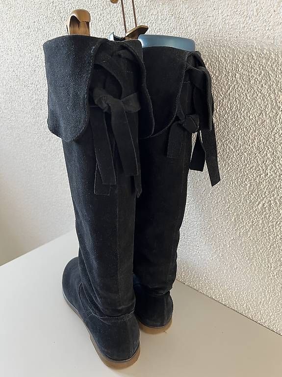 Scarpe da donna: Wildlederstiefel Gr. 39, Navyboot – Usato da Root venduto da misi04 2