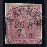 ZUXUS- Altdeutschland  Preussen VOLL-20.8.75 AACHEM 1 Si-Gro