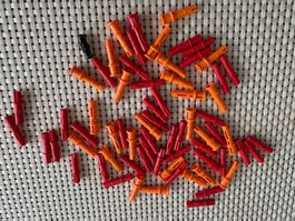 Lego Technik rot orange Piin Stecker Achsstecker LotP