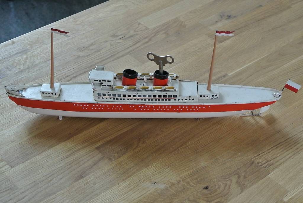 Arnold Giocattoli: Blechschiff, Dampfer, Arnold, Blechspielzeug – Usato da Worben venduto da Retog777