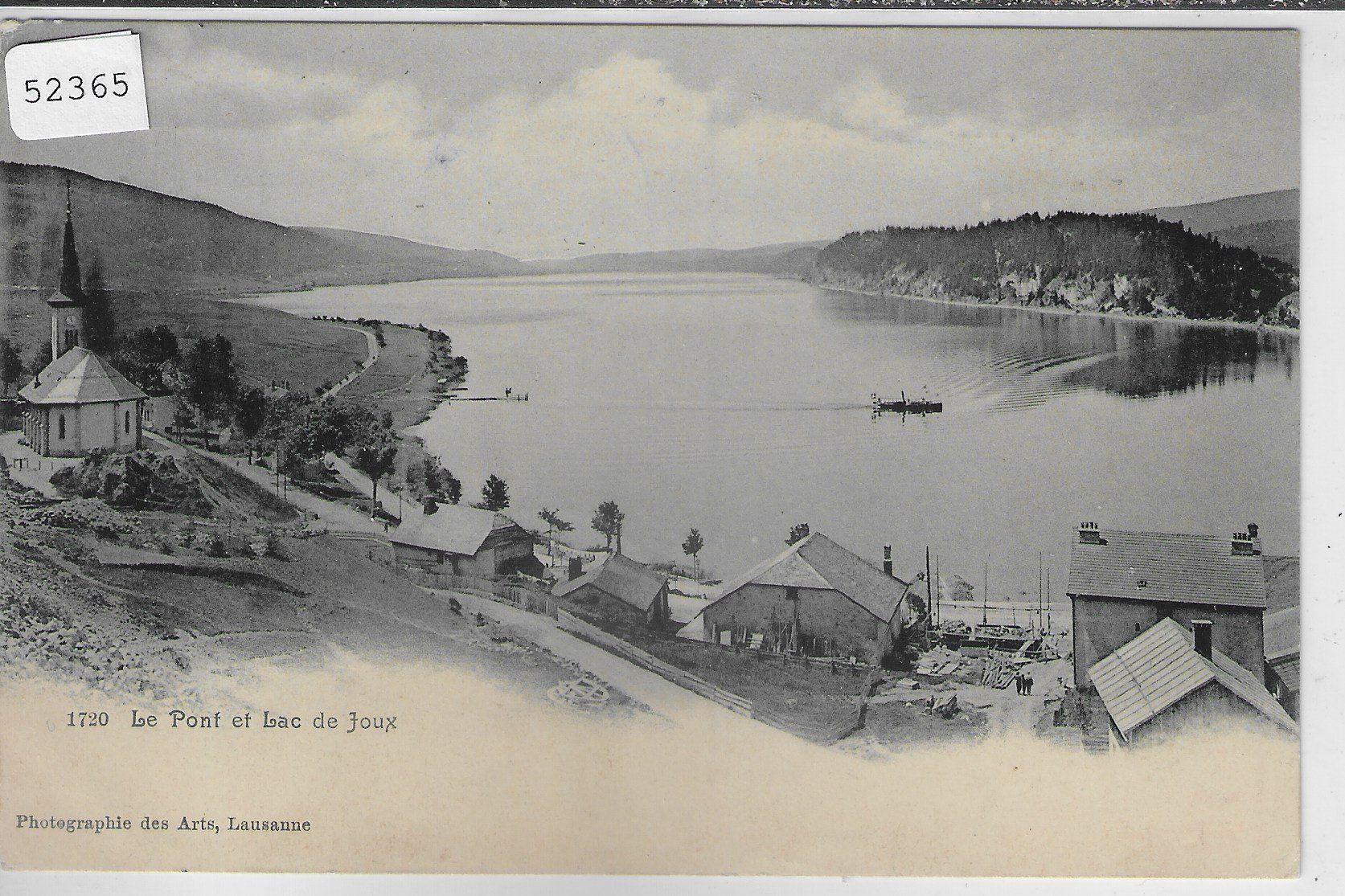 Cartoline postali: Le Pont et Lac de Joux – Usato da Ettingen venduto da Kartenplanet