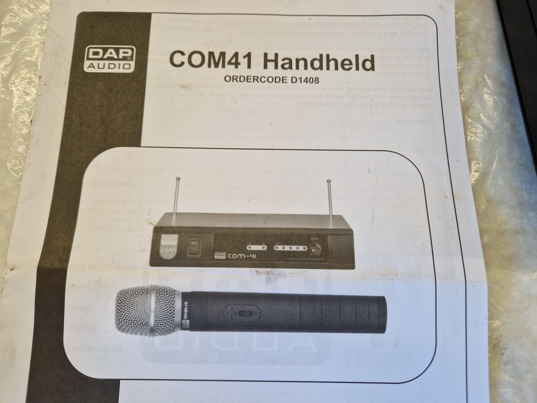 Radiocomunicazione: Funkmicrophon Set DAP Com 41  bis 50 Meter geeignet – Usato da Wädenswil venduto da tome70 2