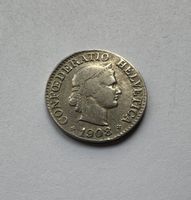 1908 10 Rappen Abart / Fehlprägung dezentriert?