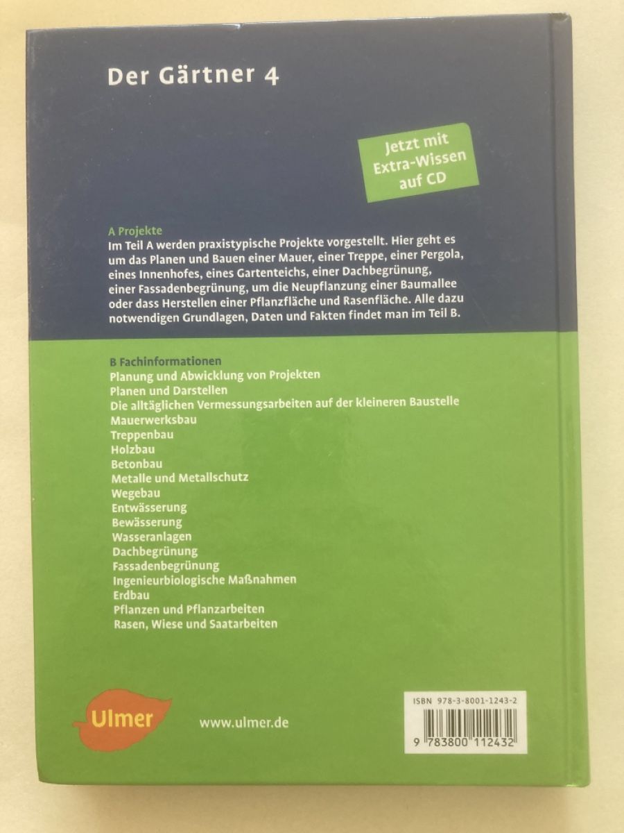 Bücher: Garten- und Landschaftsbau Buch + CD 3. Auflage – Gebraucht aus Zürich von 000rk 1