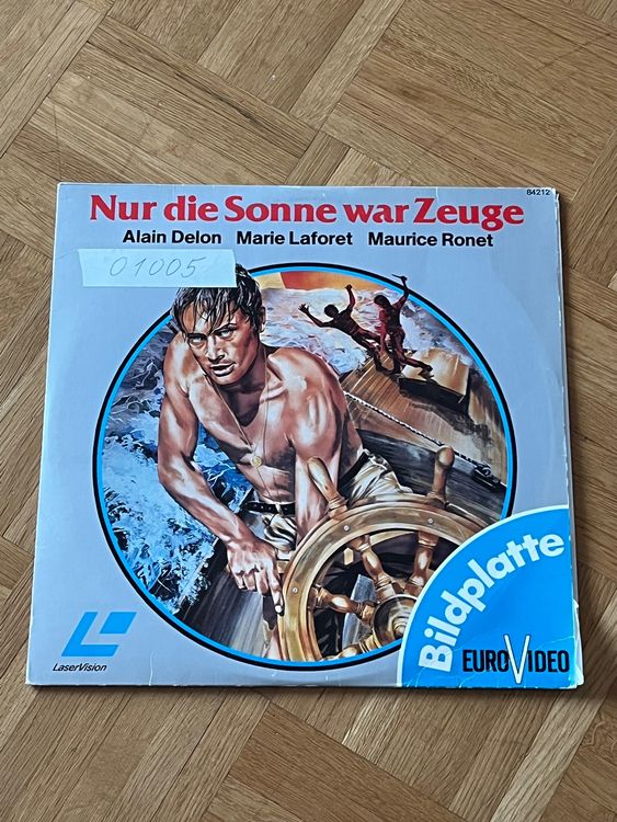 Laserdisc Nur die Sonne war Zeuge Alain Delon Marie Laforet | Acheter ...