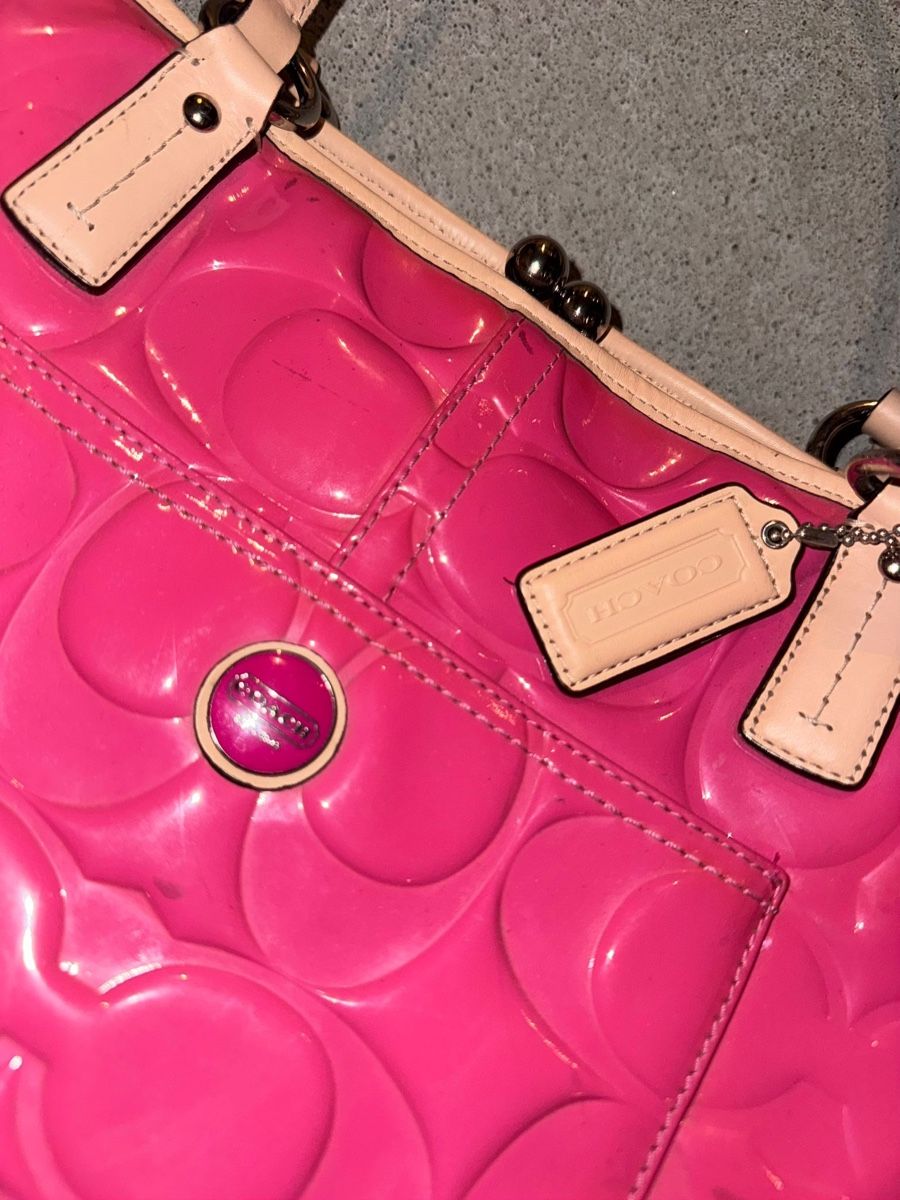 Coach Taschen für Damen: vintage coach bag pink monogram – Gebraucht aus Oberhofen Thun'see von 61archive 4