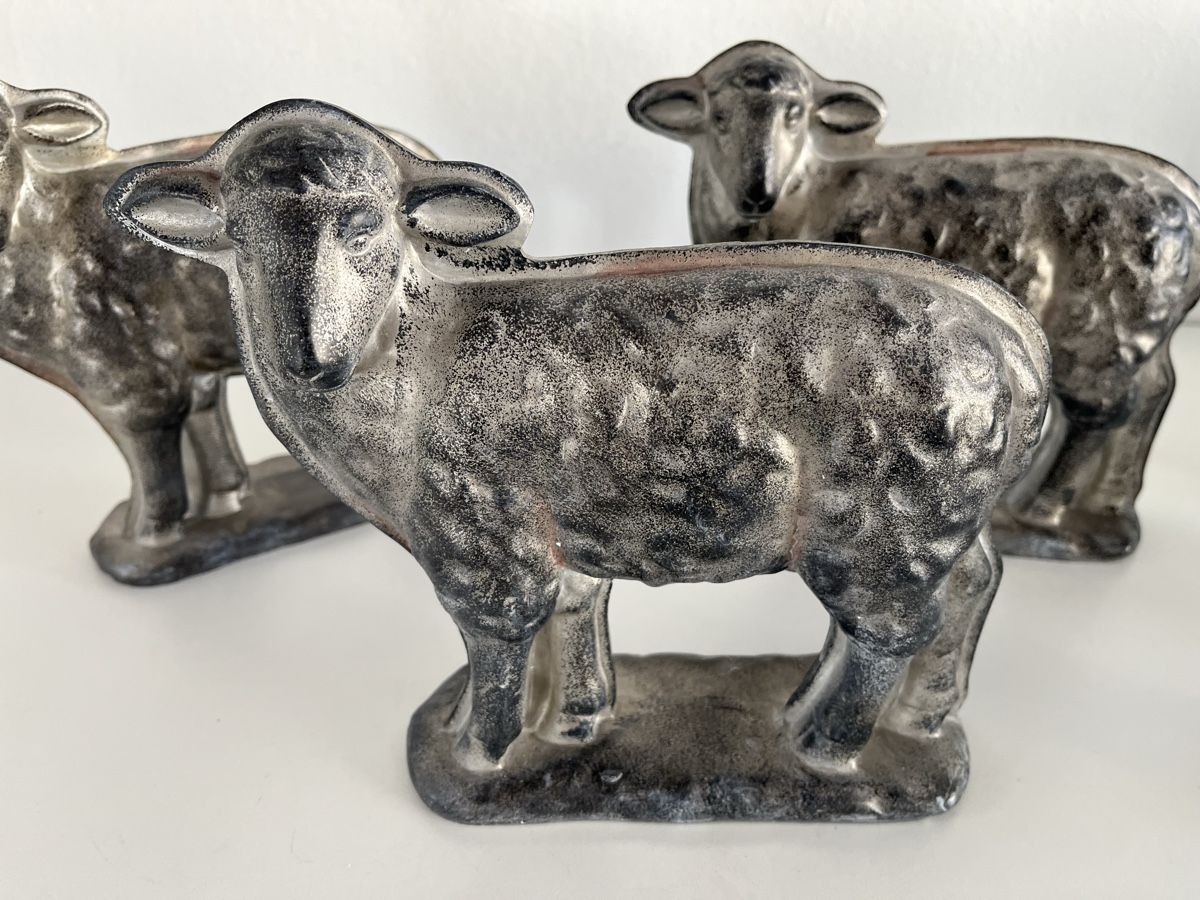 Statuette: 5 Stk. Schafe aus Kunststoff – Usato da Wetzikon ZH venduto da seli03 8