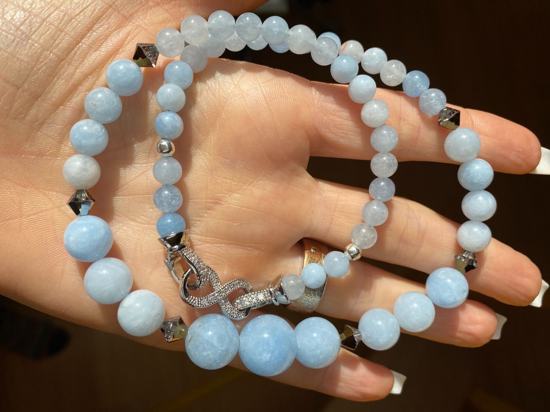 Catenine: Unikat Aquamarin Collier NEU – Nuovo (secondo la descrizione) da Basel venduto da Chili007 5