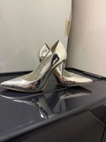 Absatzschuhe Silber Grösse 39