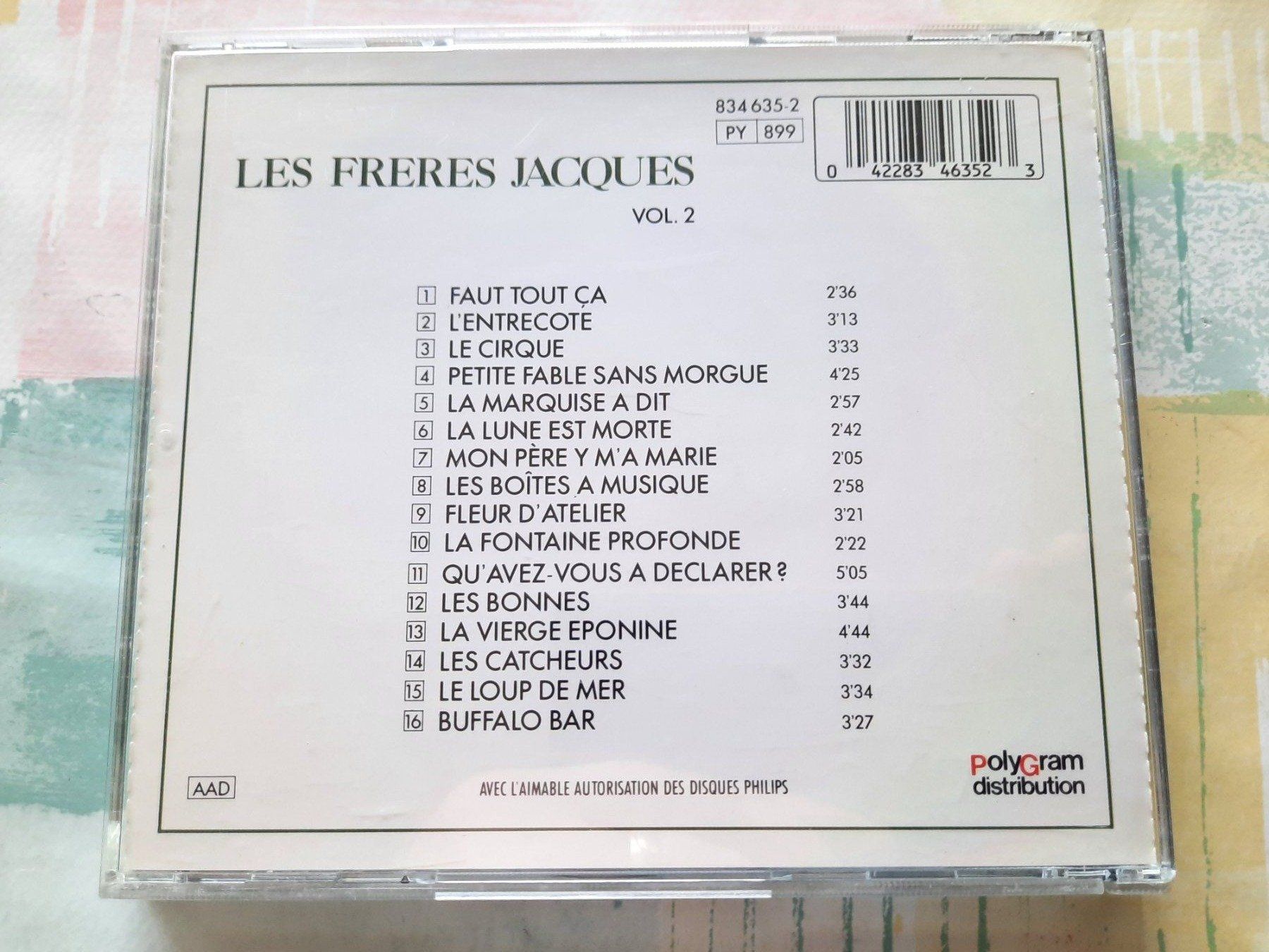 CDs: CD Les Frères Jacques - Volume 2 – D'occasion à Pully par bro_n52j 1