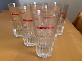 Appenzeller Gläser Set 6 Stück
