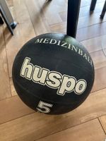 Medizinball Huspo 5 kg schwarz gebraucht