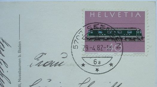 Cartoline postali: SEENGEN Hallwilersee – Usato da Jona venduto da philajona 1