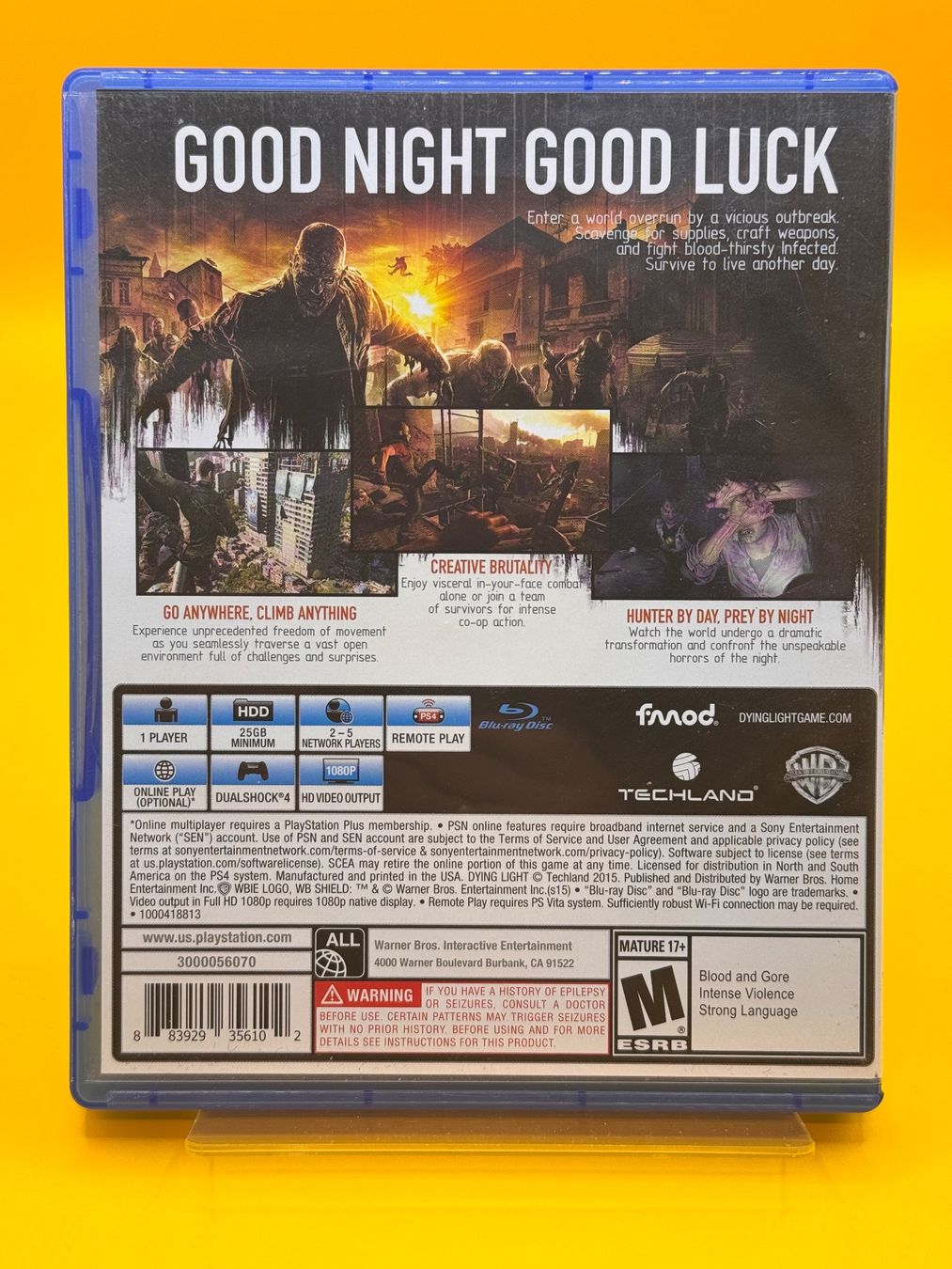 Sony Giochi: Dying Light PS4 Game Englische Version – Usato da Oberwil b. Zug venduto da silver2024 1